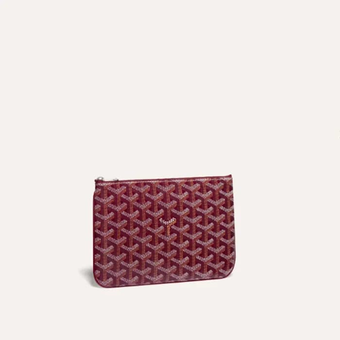 고야드 남/녀 버건디 세나 클러치 PM - Goyard Unisex Senat Clutch… - 1