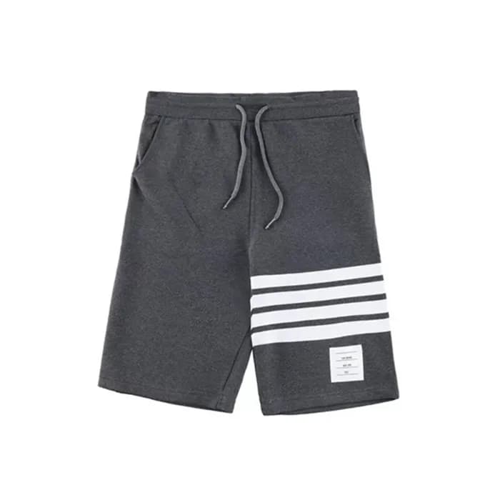 톰브라운 남성 차콜 반바지 - Thom Browne Mens Charcoal Half-pa… - 1