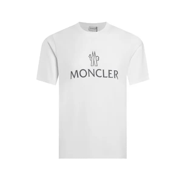 몽클레어 남성 화이트 반팔 티셔츠 - Moncler Mens White Tshirts - … - 1