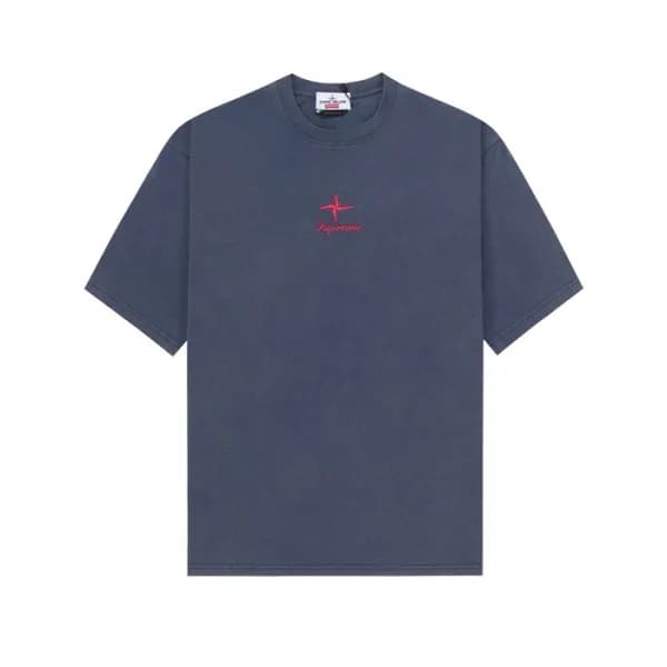 스톤아일랜드 남성 네이비 반팔 티셔츠 - Stone Island Mens Navy Tshi… - 1