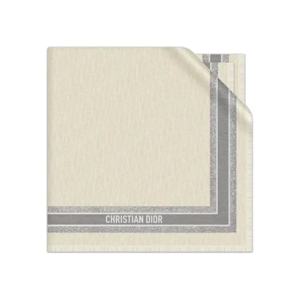 디올 여성 화이트 머플러 - Dior Womens White Muffler - acc233… - 1