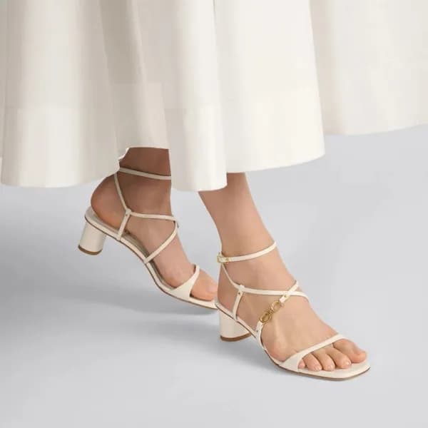 디올 여성 화이트 샌들 - Dior Womens White Sandals - dis1535… - 1