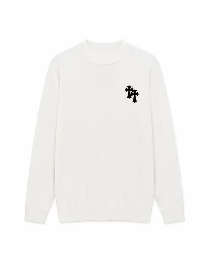 크롬하츠 남성 라운드 니트웨어 - Chrom hearts Mens Round Knitwea… - 1