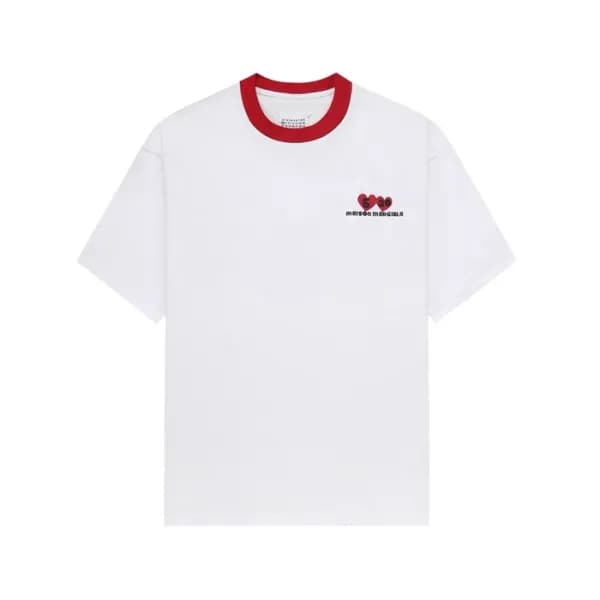 메종 마르지엘라 남성 라운드 반팔 티셔츠 - Maison Margiela Mens Roun… - 1