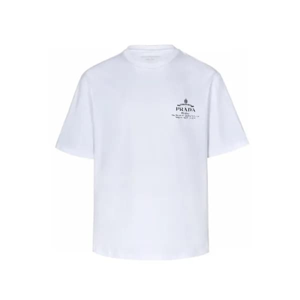 프라다 남성 라운드 반팔티 - Prada Mens Round Tshirt - prc5586… - 1