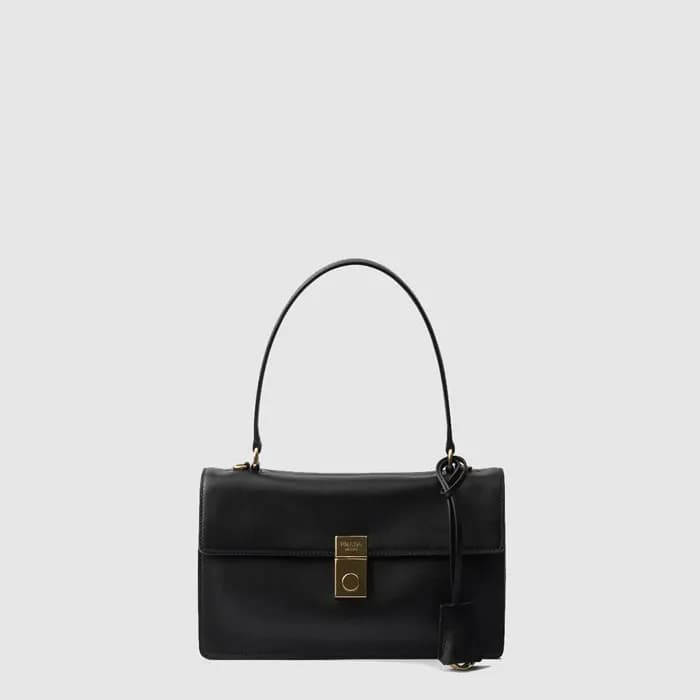 프라다 여성 프라다 소프트 사운드 미디엄 가죽 숄더백 1BN023 - Prada Women… - 1