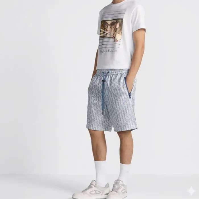 디올 남성 오블리크 쇼츠 - Dior Mens Couture Silverbell Short… - 1