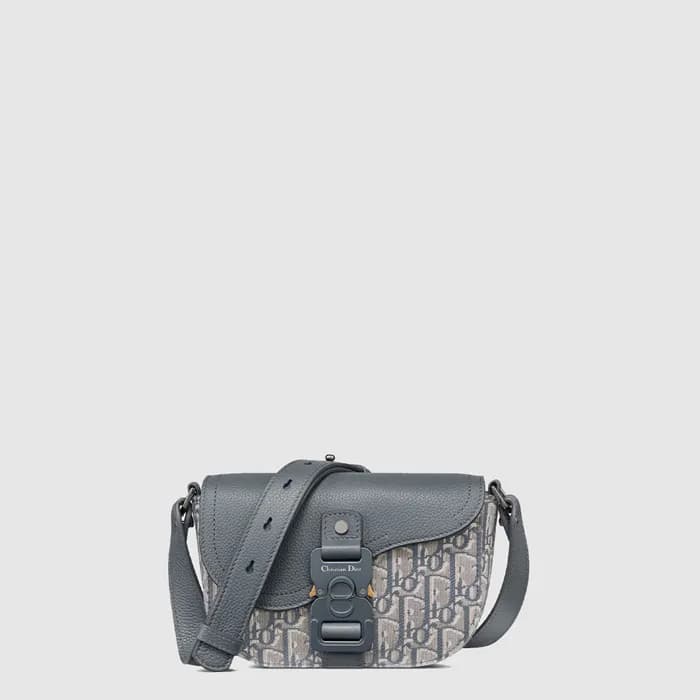 디올 남성 새들 미니 플랩 메신저 백 - Dior Mens Saddle Mini Flap … - 1