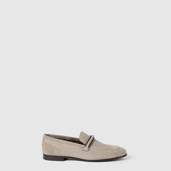 브루넬로 쿠치넬리 여성 플란넬 플랫 슈즈 - Brunello Cucinelli Womens… - 1