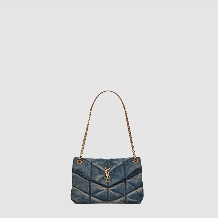입생로랑 여성 루루 푸퍼 퀄팅 스몰 체인백 - Saint Laurent Womens Lou… - 1
