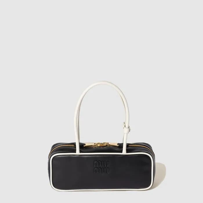 미우미우 여성 가죽 보 백 - Miumiu Womens Beau Bag - mib11784… - 1