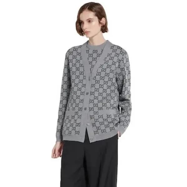 구찌 여성 브이넥 가디건 - Gucci Womens V-neck Cardigan - guc… - 1
