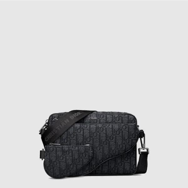 디올 남성 새들 트리플 파우치 - Dior Mens Saddle Triple Pouch -… - 1