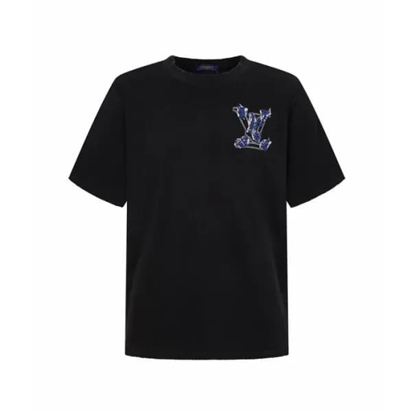 루이비통 남성 라운드 반팔 티셔츠 - Louis vuitton Mens Round Tshi… - 1