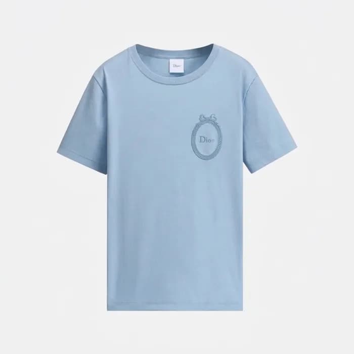 디올 여성 라운드 반팔티 - Dior Womens Round Tshirt - dic1423… - 1