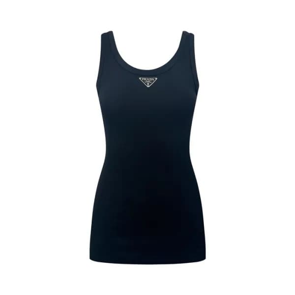 프라다 여성 라운드 나시 - Prada Womens Sleeveless Top - prc1… - 1