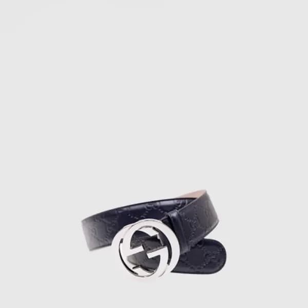 구찌 남성 더블 G 와이드 벨트 - Gucci Mens Double G Wide Belt … - 1