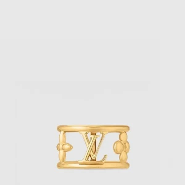 루이비통 남/녀 LV 아이코닉 모노그램 플라워 링 반지 - Louis vuitton Uni… - 1