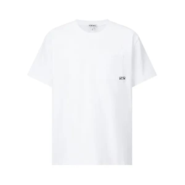 로에베 남성 라운드 반팔티 - Loewe Mens Round Tshirt - loc1590… - 1
