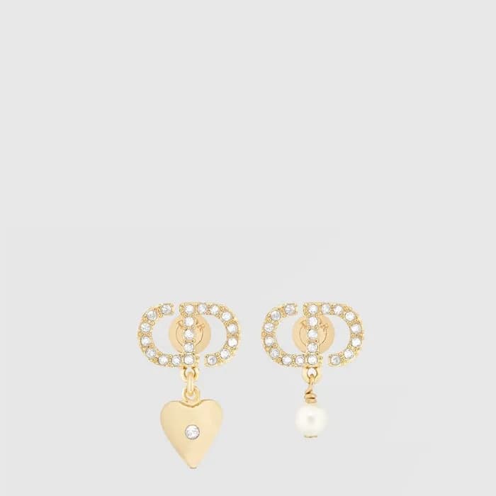 디올 여성 쁘띠 CD 럭키 참 이어링 - Dior Womens Petit CD Lucky Charms Earring - acc9600x - 1