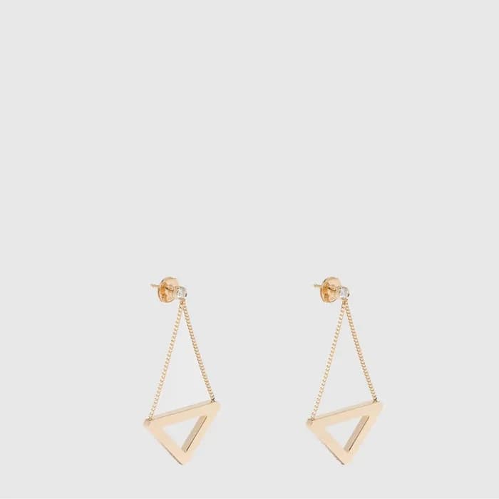프라다 여성 이터널 골드 드롭 이어링 - Prada Womens Eternal Gold Drop Earring - acc10266x - 1