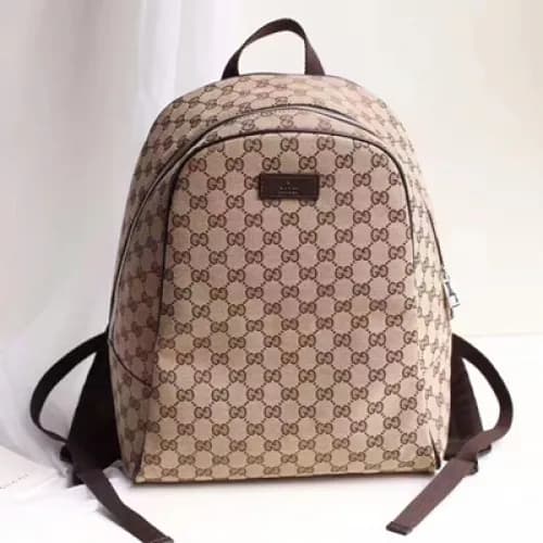 [구찌] 베이지 GG 수프림 남성용 백팩 gu0013b - Gucci Beige GG Su… - 1