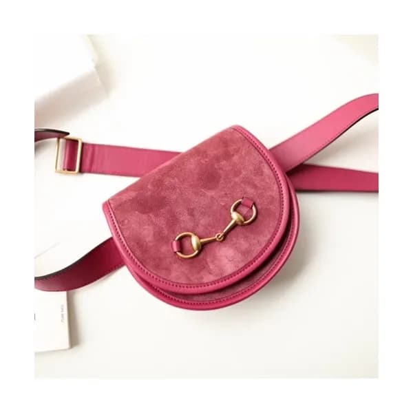 Gucci Suede Mini Belt Bag,17CM - 구찌 스웨이드 미니 벨트백 38… - 1