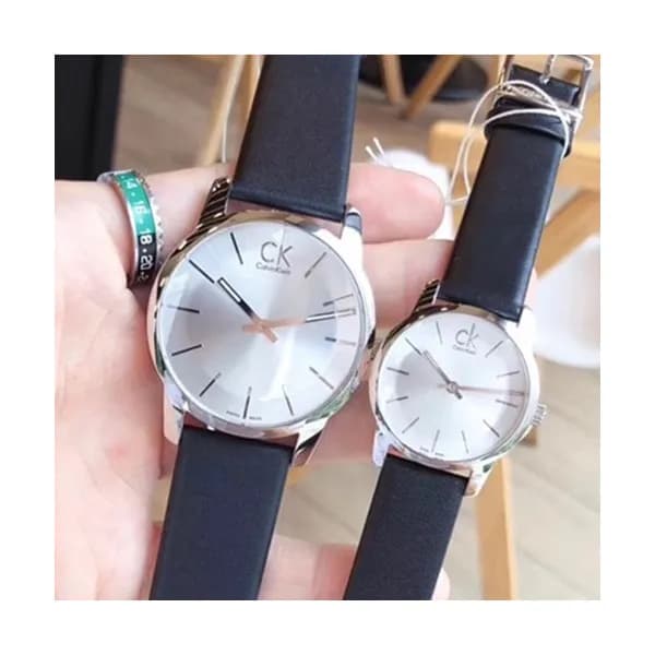 CK COUPLE QUARTZ - 캘빈클라인 커플 쿼츠,블랙 - 1