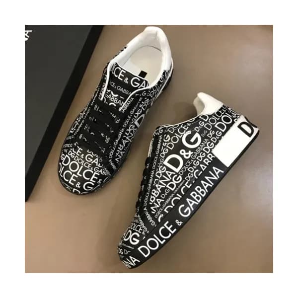 DOLCE&GABBANA 2018 LEATHER SKEAKERS - 돌체앤가바나 레더 스니… - 1