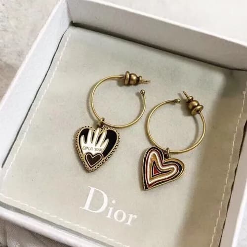Dior Rose Gold Earring - 디올 여성용 18k도금 로즈 골드 귀걸이 - 1