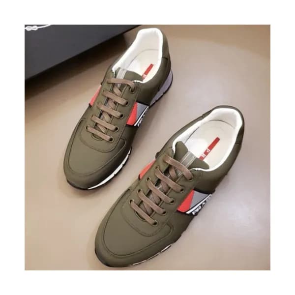 Prada 2018 Mens Leather Sneakers/Running shoes - 프… - 1