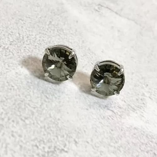 MIU MIU White Gold Earring - 미우미우 여성용 18k도금 화이트 골드… - 1