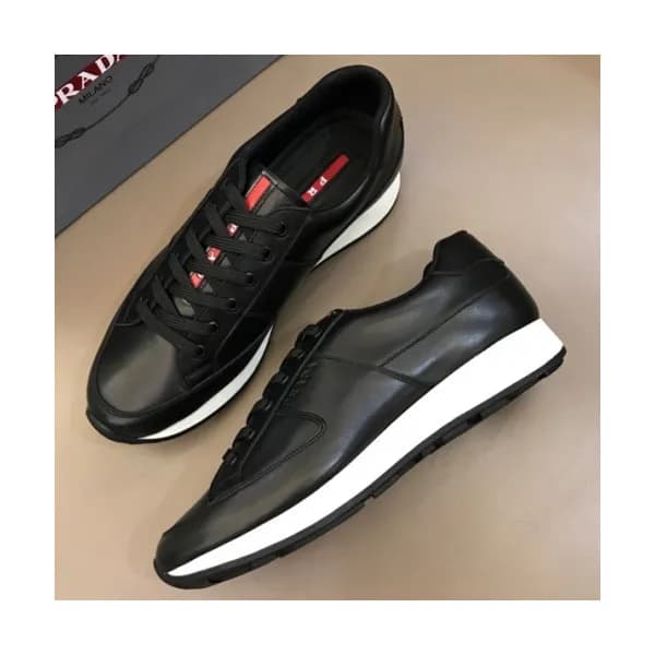 Prada 2018 Mens Leather Sneakers/Running shoes - 프… - 1