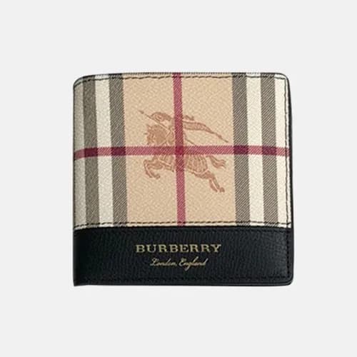 2018/19 Burberry Check leather Bifold Wallet - 버버리… - 1