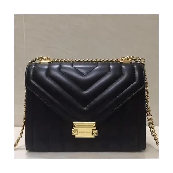 Michael Kors 2018 Leather Whitney Chain Shoulder B… - 1