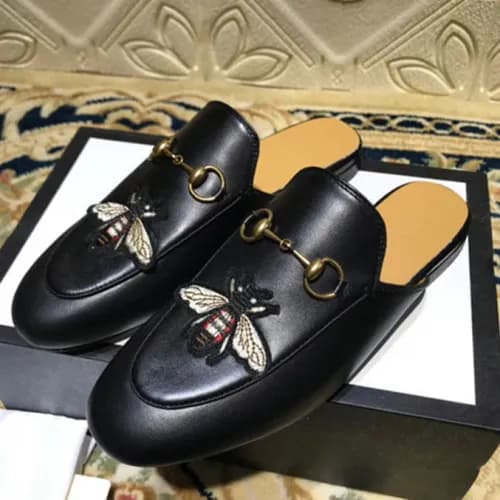 Gucci 2018 Honeybee Embroidery Bloafer - 구찌 벌자수 블로… - 1