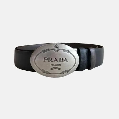 Prada 2019 Mens Saffiano Business Leather Belt - 프… - 1