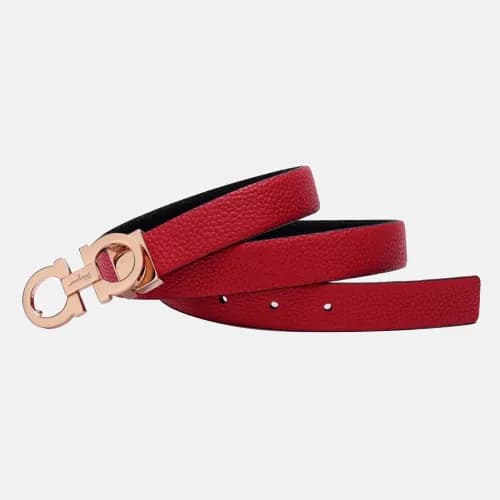 Salvatore Ferragamo 2019 Ladies Gancini Leather Be… - 1