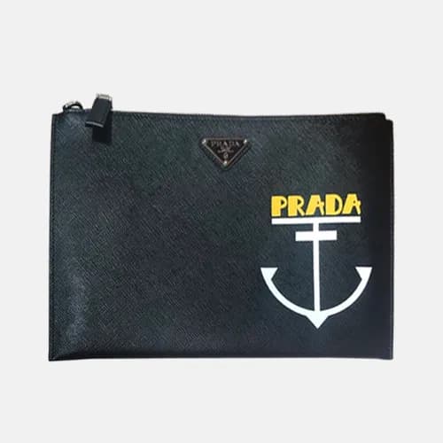 Prada 2019 Saffiano Mens Clutch Bag ,28CM - 프라다 2… - 1