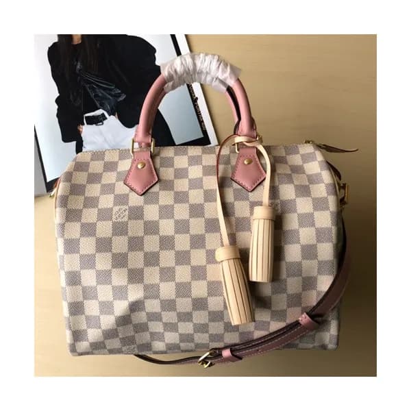 Louis Vuitton Speedy PVC Tote Shoulder Bag,30cm - … - 1