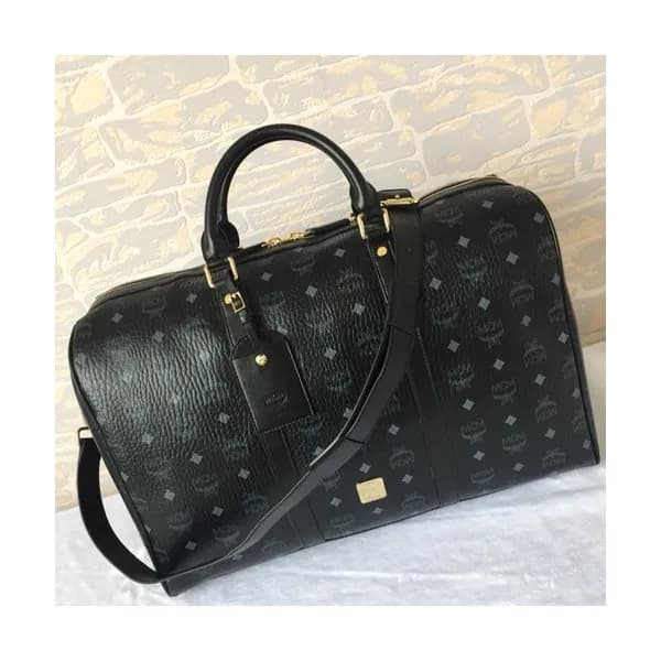 MCM Visetos Canvas Boston Bag,50.5cm - 엠씨엠 비세토스 캔버… - 1