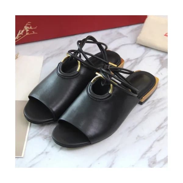 Salvatore Ferragamo 2019 Womens Gancio Strap Slipp… - 1
