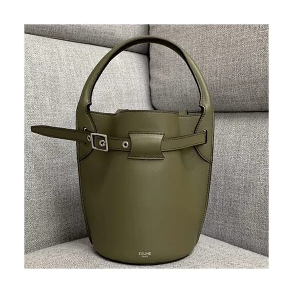 Celine 2019 Leather Nano Bigbag Bucket Tote Should… - 1