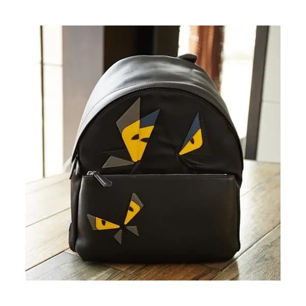 Fendi 2019 Nylon&Leather Back Pack ,38CM - 펜디 2019… - 1