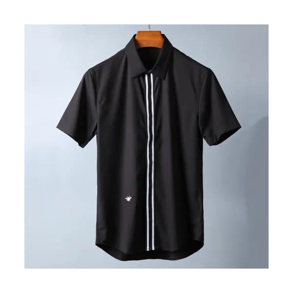 Dior 2019 Mens Embroidery Short Sleeved Cotton Tsh… - 1