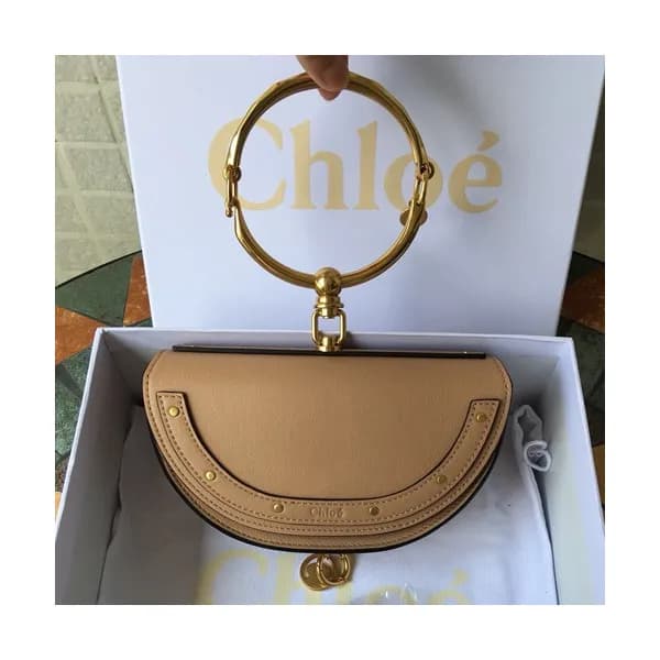 Chole 2019 Nile Leather Tote Shoulder Bag, 20cm - … - 1