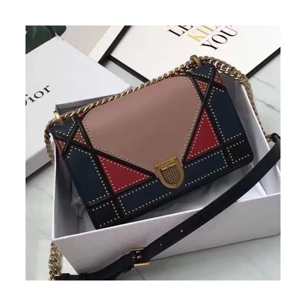Dior 2019 Dior Rama Leather Chain Shoulder Bag ,21… - 1
