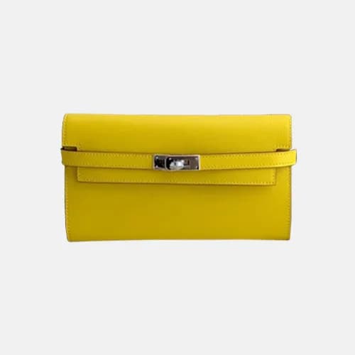 Hermes 2019 Kelly Womens Epsom Leather Wallet - 에… - 1