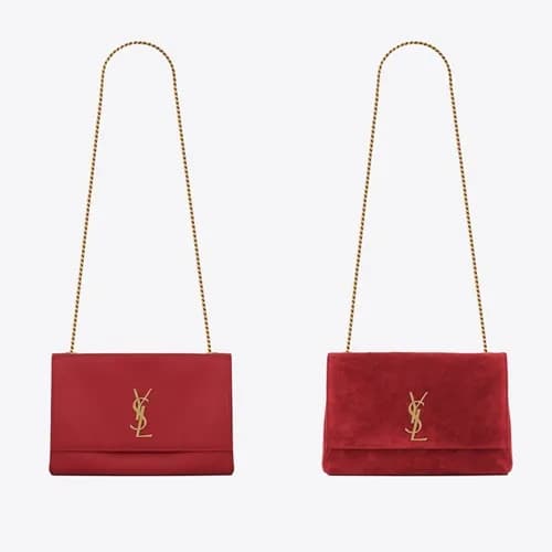Saint Laurent 2019 Women Kate Reversible Chain Sho… - 1