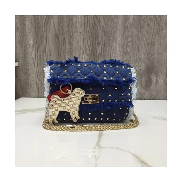 [유니크&트렌디한 백]Valentino 2019 Denim Tote Shoulder Bag… - 1